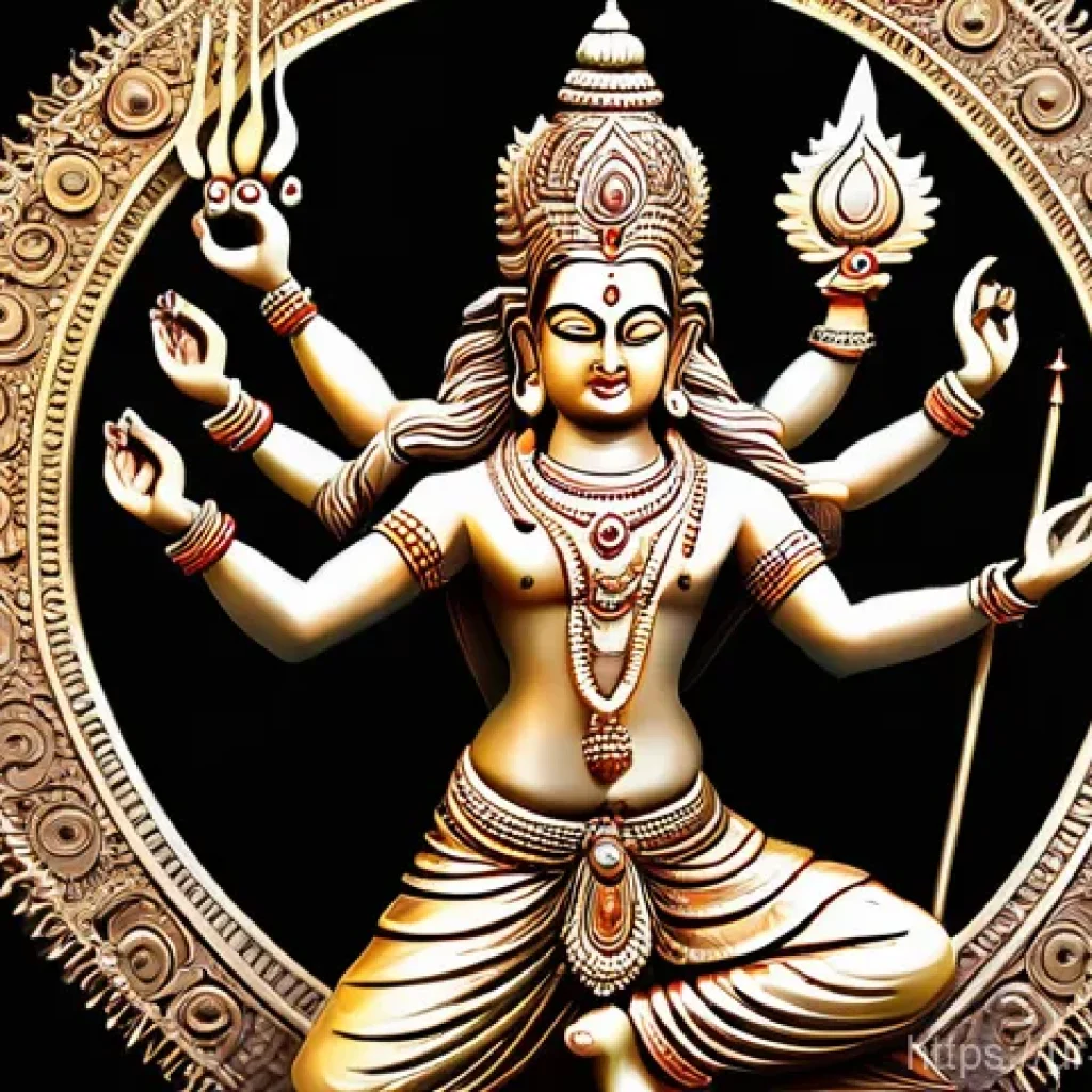 힌두교 종파 샤이바 - **Prompt 1: Cosmic Dance of Nataraja**
A dynamic and spiritually rich image of Lord Shiva as Nat...