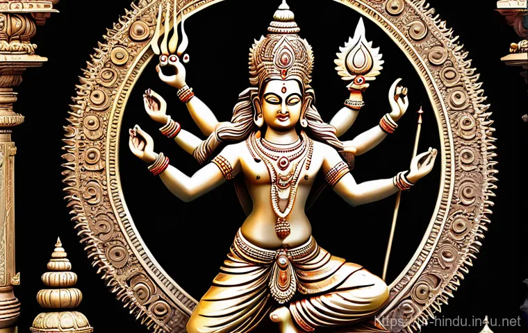 힌두교 종파 샤이바 - **Prompt 1: Cosmic Dance of Nataraja**
A dynamic and spiritually rich image of Lord Shiva as Nat...
